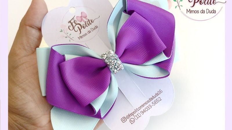 LAÇ O NONO RIBBON HAIR , laços, ,tutorial, ,handmade, ,modainfantil, ,foryou, ,,