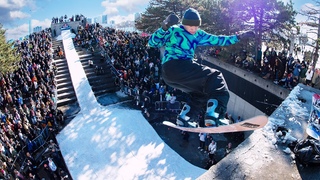 Modern Day Snowboard Gladiators? Street Snowboarding Destruction at Red Bull Heavy Metal 2023
