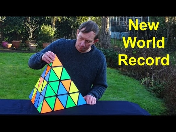 World Record Tony Fishers Giant Master Pyraminx
