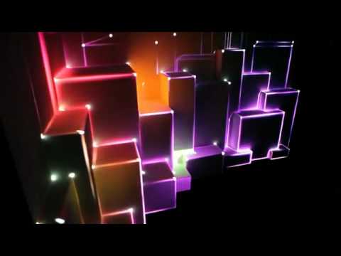 Epic light show at