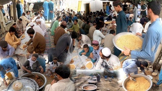 Full Village Wedding in Afghanistan | Traditional wedding food | Kabuli Pulao | Cooking Meat gosht