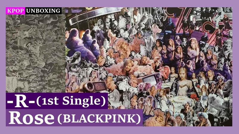 Unboxing Rose R 로제 BLACKPINK 블랙핑크 1st Single Album Kpop Unboxing 케이팝 언박싱