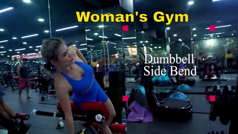 Dumbbell Side Bend, Girls gym full body workout, WORKOUT