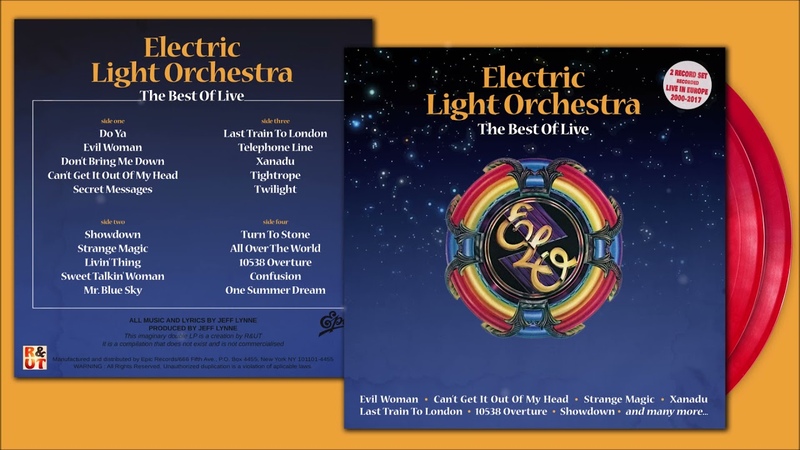ELECTRIC LIGHT ORCHESTRA The Best Of Live, 2 LP by RUT