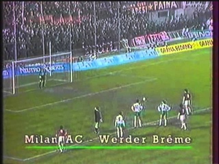 КЕЧ-1988/89. 1\4 финала. Милан - Вердер - 1:0