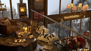 4K Cozy Coffee Shop - Cozy Winter Jazz Music for Relax, Study and Work
