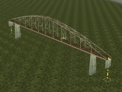 520 ft steel arch bridge