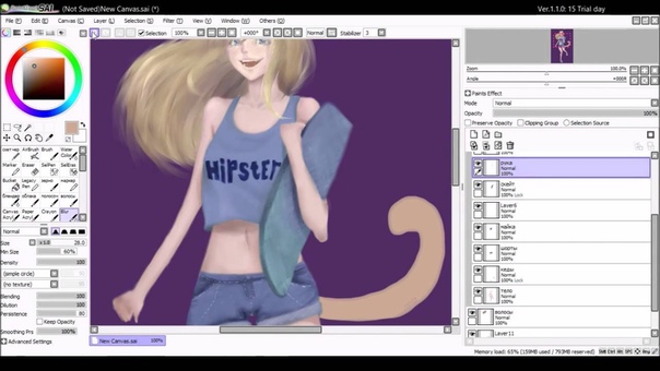 Speedpaint ( Paint Tool SAI)