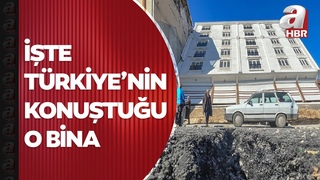 Depremde camları bile kırılmadı! İşte Türkiye’nin konuştuğu depremde temelinin yan yattığı o bina