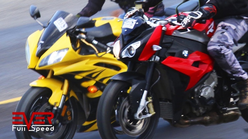 Yamaha R6 vs BMW S1000 R, Drag