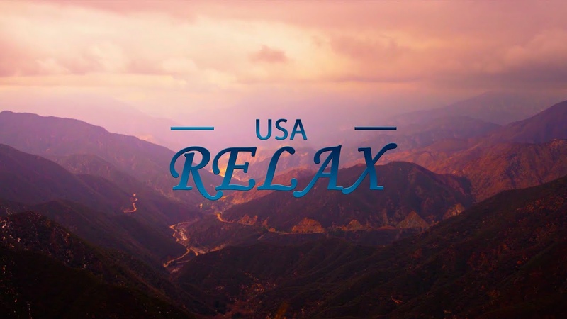 Soaring clouds over the mountains (4 K UHD) Relaxing Music