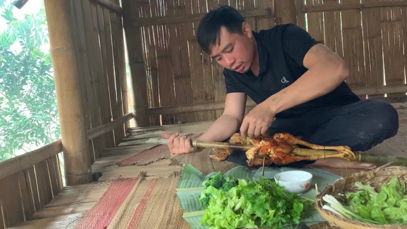 Survival instinct, Grilling chicken to improve health on a cold rainy day, Building a life ( Ep