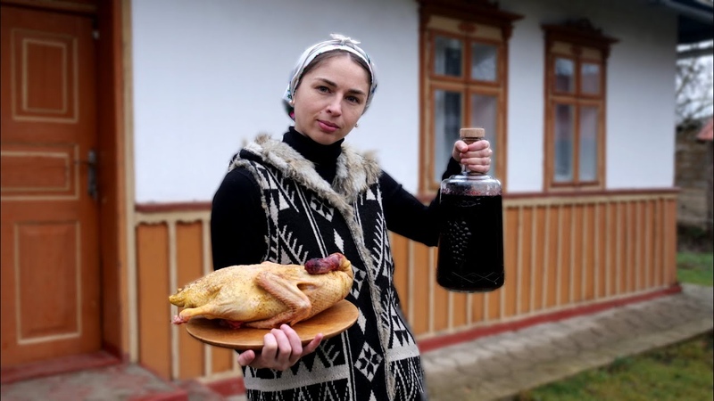 Уникальная Украинская кухня. Готовим УТКУ с ягодным вином в