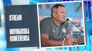 Novinarska konferenca ob predstavitvi seznama igralcev za tekmi z Dansko in Kazahstanom.