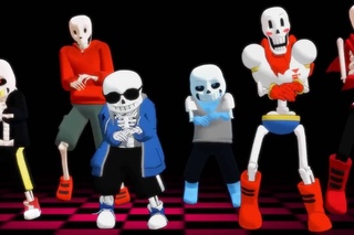 MMD Undertale Sexy skeletons _ Talk dirty to me