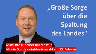 Max Otte: Hoffe, dass wir weiter Sachfragen diskutieren