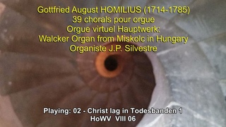 G. A. Homilius 39 Chorals (orgue)