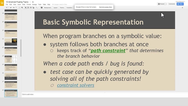Offensive Computer Security 2014 Lecture 10 ( Part 1 Advanced Fuzzing