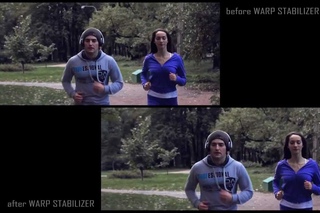 Warp Stabilizer test