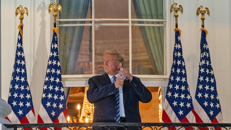 Donald Trump makes dramatic return to White House after coronavirus