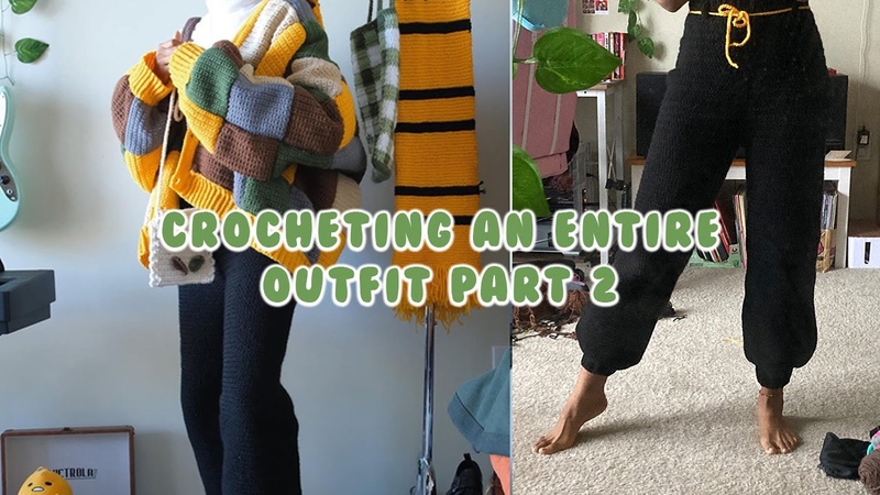 Crocheting an Entire Outfit (as a beginner) Part Two: Pants, Top, and