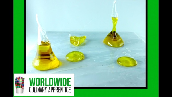 Olive Oil Bonbon Sugar Encapsulated Olive Oil Molecular Gastronomy