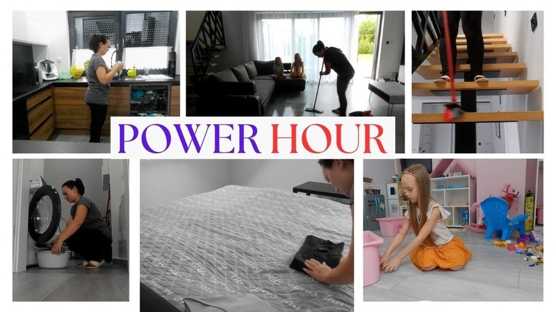 CLEANING MOTIVATION, POWER HOUR, LIVING ROOM, FLOOR, KITCHEN, CLEAN WITH