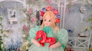 Cotton wool toy / Cotton wool doll / Ватная игрушка СВЕТЛАНА. Часть 2