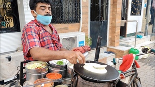 Mumbai Man Selling Dosa on Cycle from 25 Years | Indian Street Food