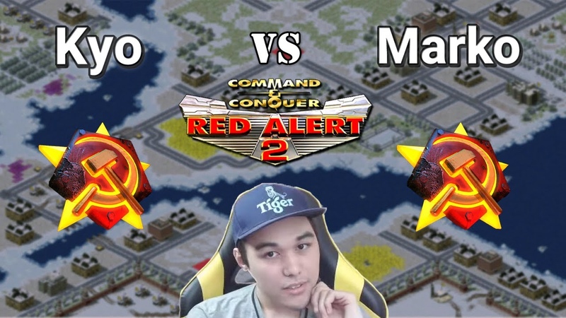 Marko vs Kyo on the map May Day with commentary Command Conquer Red Alert 2 Ред Алерт