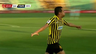 Гол - П. Жоао.  Кайрат - Кызылжар 2:0. 14 тур. Чемпионат 2023
