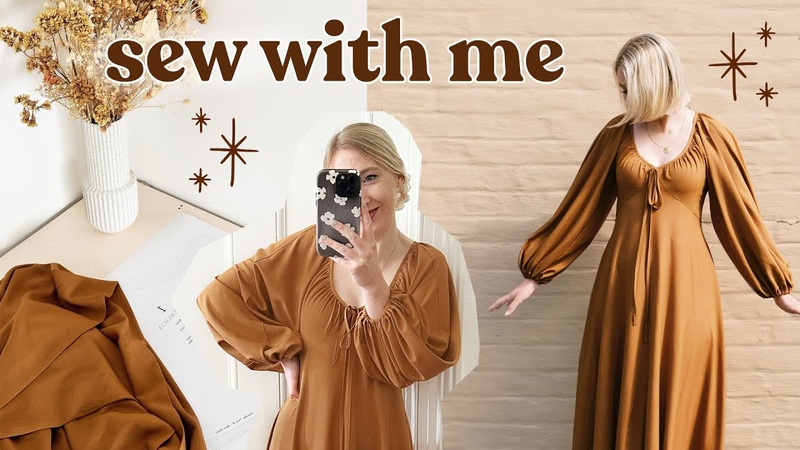 The Most MAGICAL Dress Ive Ever Made Cosy Sewing Vlog: The Ella Dress, SEW WITH