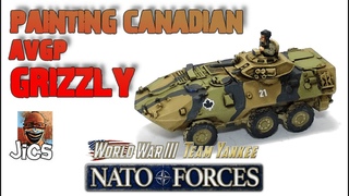 Painting Canadian AVGP Grizzly Team Yankee NATO Forces
