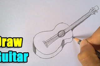 How to Draw a Guitar