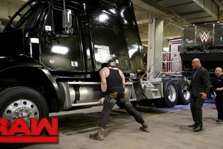 WBSOFG Braun Strowman demolishes a TV production truck: Raw, Jan. 15, 2018