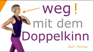 8 min. schnelle und effektive bungen gegen Doppelkinn | ohne Gerte, im Stehen