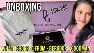 Unboxing From Bergdorf Goodman - I BURBERRY Tote Bag & VERSACE Medusa Sunglasses !!!