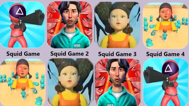 Squid Game, Squid Game 2, Squid Game 3, Squid Game