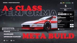 NFS Unbound A+ class meta build vol 2/vol 3 - Ferrari Testarossa