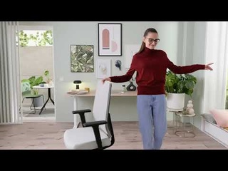 Эргономичное офисное кресло Dauphin Indeed - YouTube