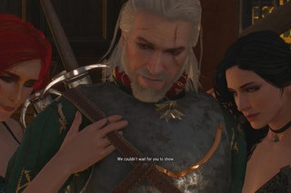 The Witcher 3 Wild Hunt Yennefer, Triss, and Geralt