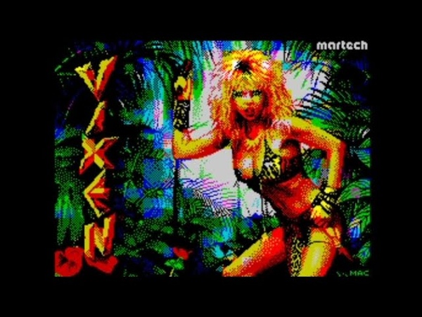 VIXEN 128 K (2023 Edition, AY in game music, New loading screen) Walkthrough, ZX
