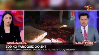 300 kg yaroqsiz go'sht