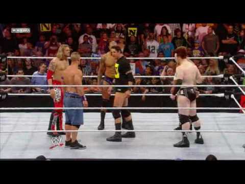 Sheamus Vs Edger Vs Chris Jericho Vs John Cena Vs Randy Orton Vs Wade