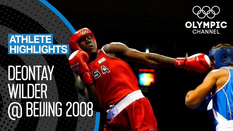 A young Deontay Wilder at Beijing 2008, Athlete