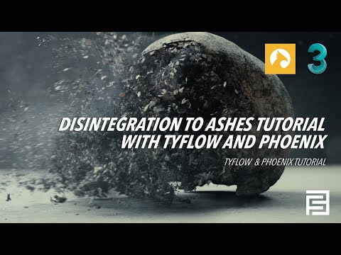 Disintegration to ashes Tutorial, 3dsmax x Tyflow x