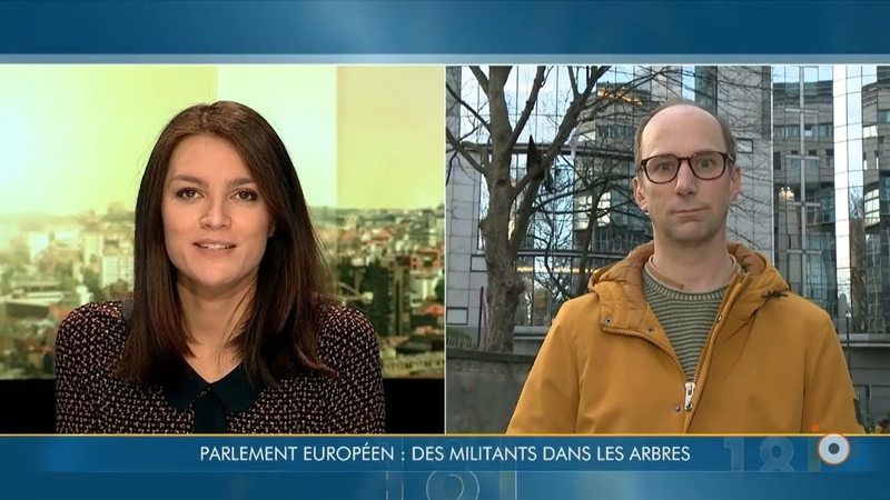 Parlement Européen Le GNSA dans les arbres (18h de BX1 18 03