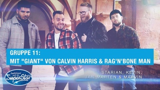 Gruppe 11: Starian, Kevin, Marvin & Jan mit Giant von Calvin Harris & RagnBone Man | DSDS 2021