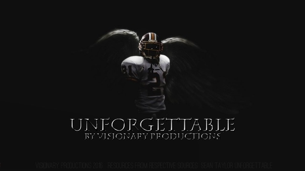 Sean Taylor 2016 Movie UNFORGETTABLE NEW ( Career Tribute)