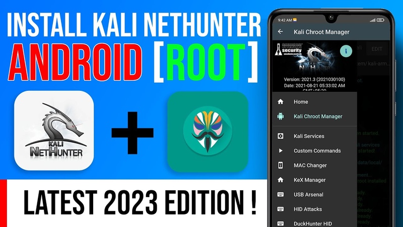 How to Install Kali Nethunter on Rooted Devices 2023, Flash Nethunter with Magisk Manager